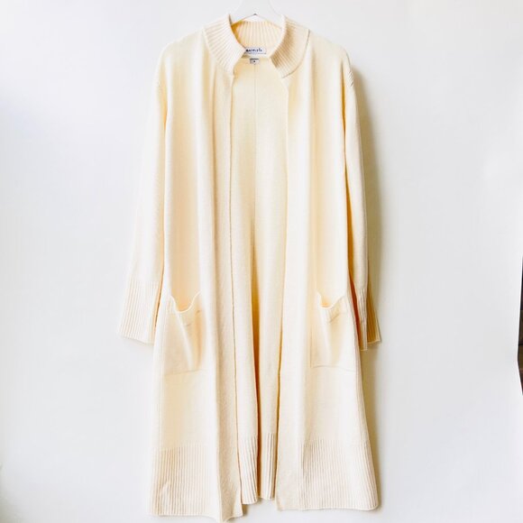 Athleta Spirit Wool Cashmere Wrap Cardigan , Size M P10 - Picture 2 of 9